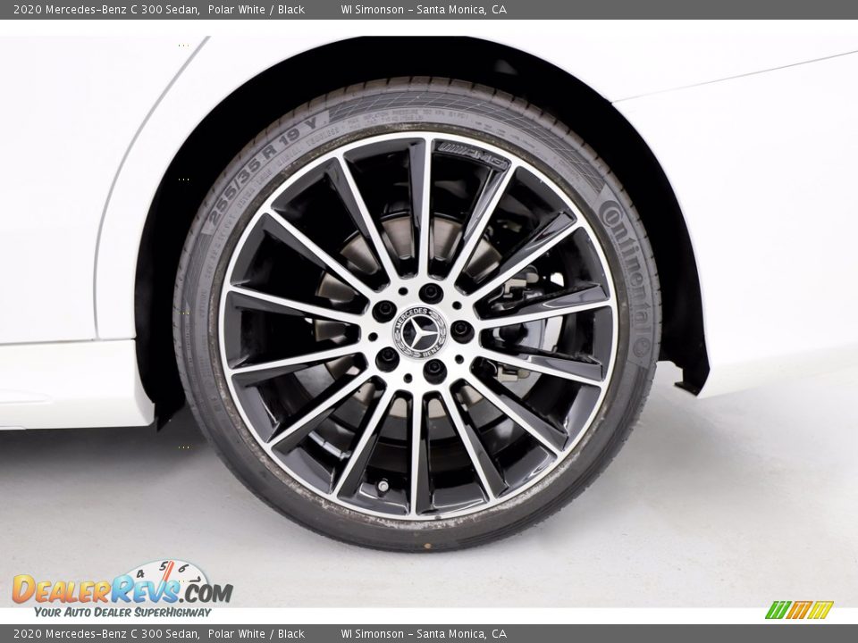2020 Mercedes-Benz C 300 Sedan Polar White / Black Photo #8