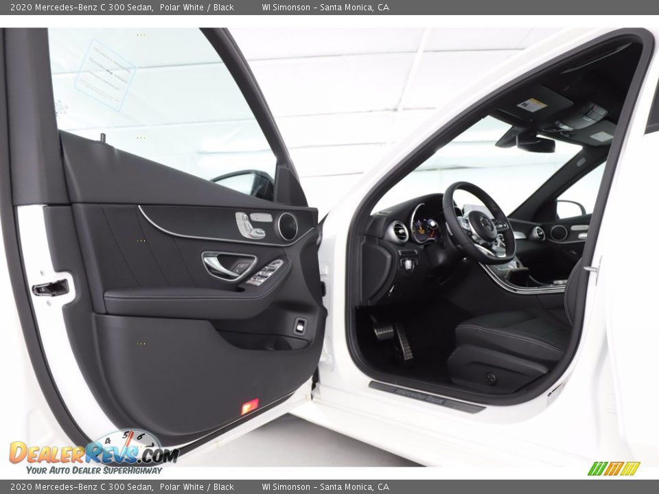 2020 Mercedes-Benz C 300 Sedan Polar White / Black Photo #9