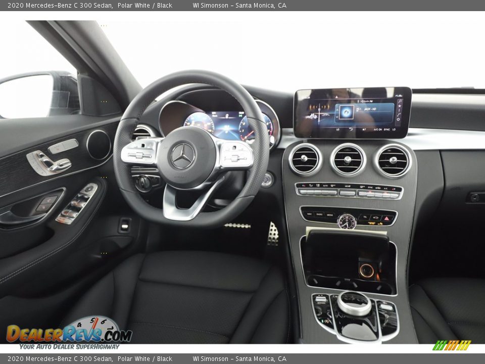 2020 Mercedes-Benz C 300 Sedan Polar White / Black Photo #14
