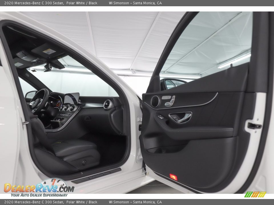 2020 Mercedes-Benz C 300 Sedan Polar White / Black Photo #15
