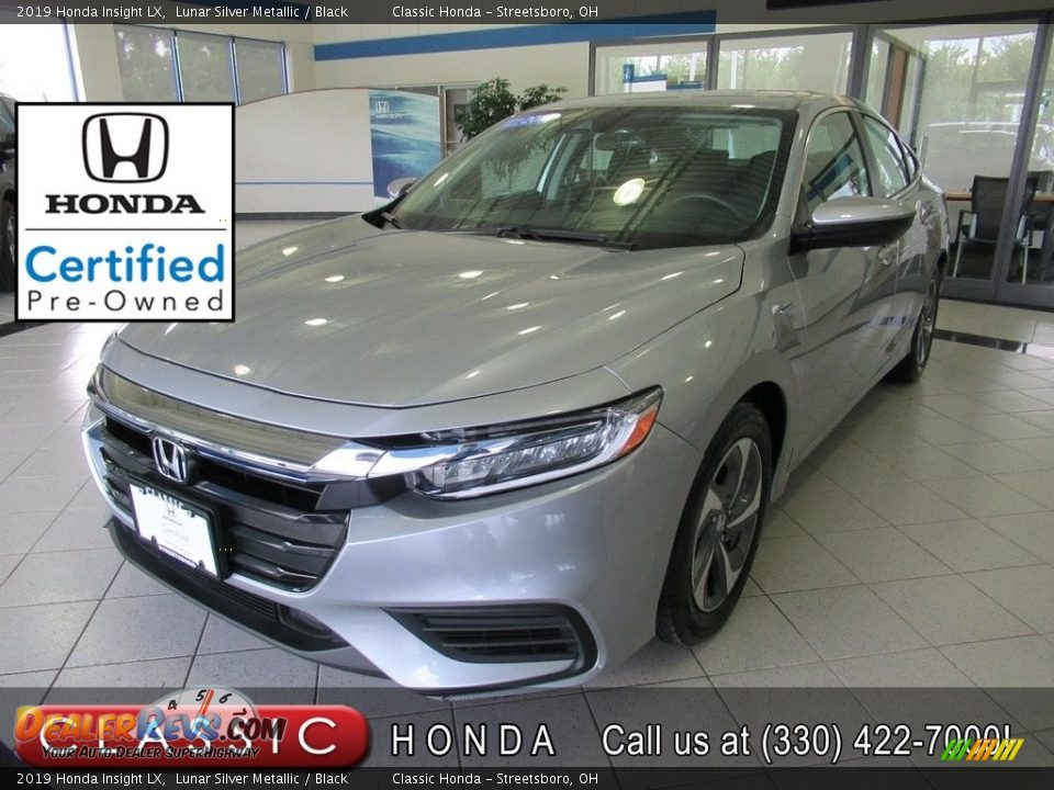 2019 Honda Insight LX Lunar Silver Metallic / Black Photo #1