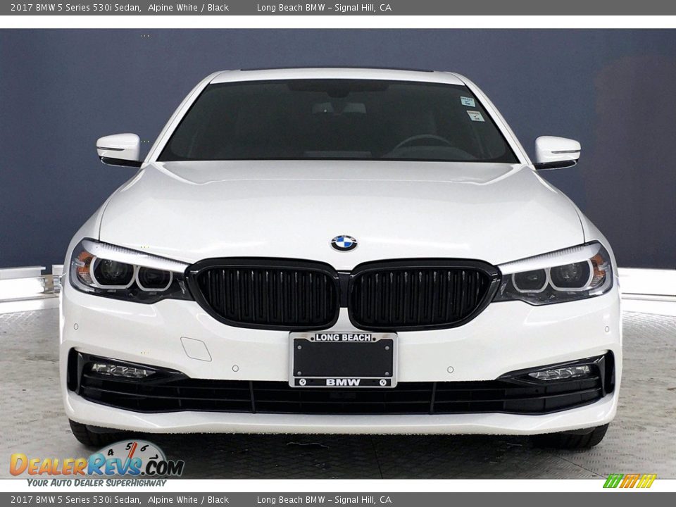 2017 BMW 5 Series 530i Sedan Alpine White / Black Photo #2