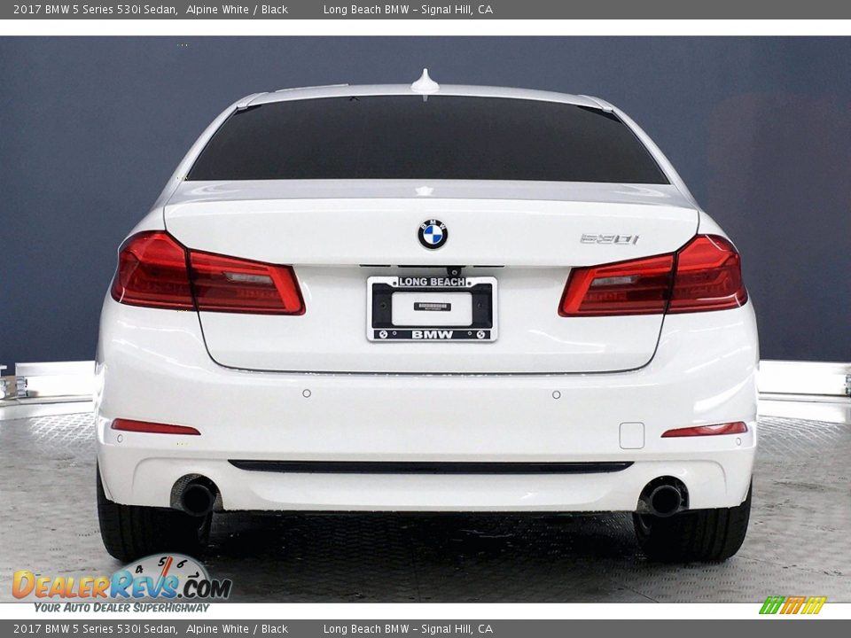 2017 BMW 5 Series 530i Sedan Alpine White / Black Photo #3