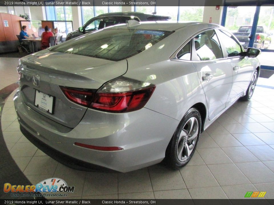 2019 Honda Insight LX Lunar Silver Metallic / Black Photo #7