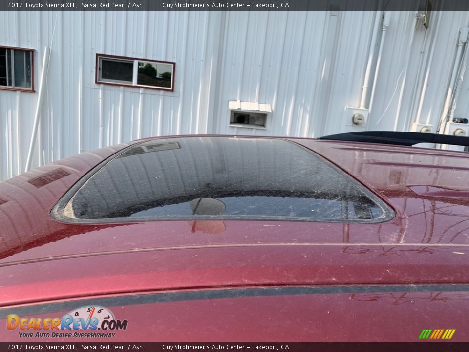 2017 Toyota Sienna XLE Salsa Red Pearl / Ash Photo #7