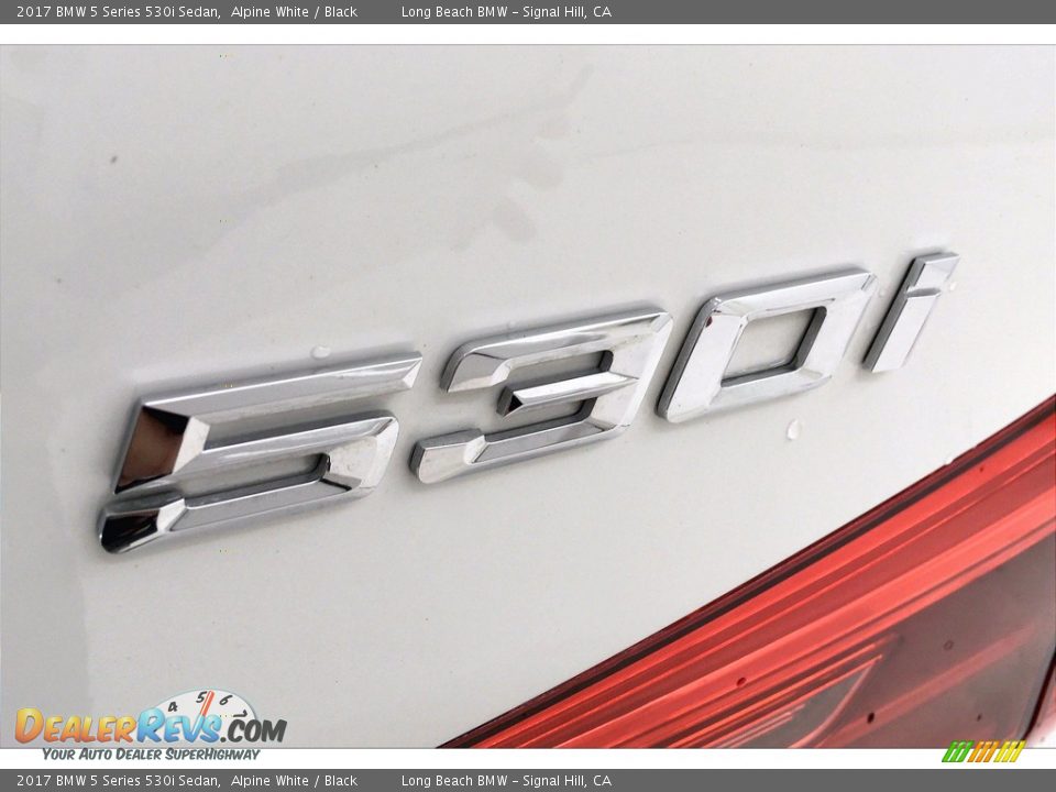 2017 BMW 5 Series 530i Sedan Alpine White / Black Photo #7