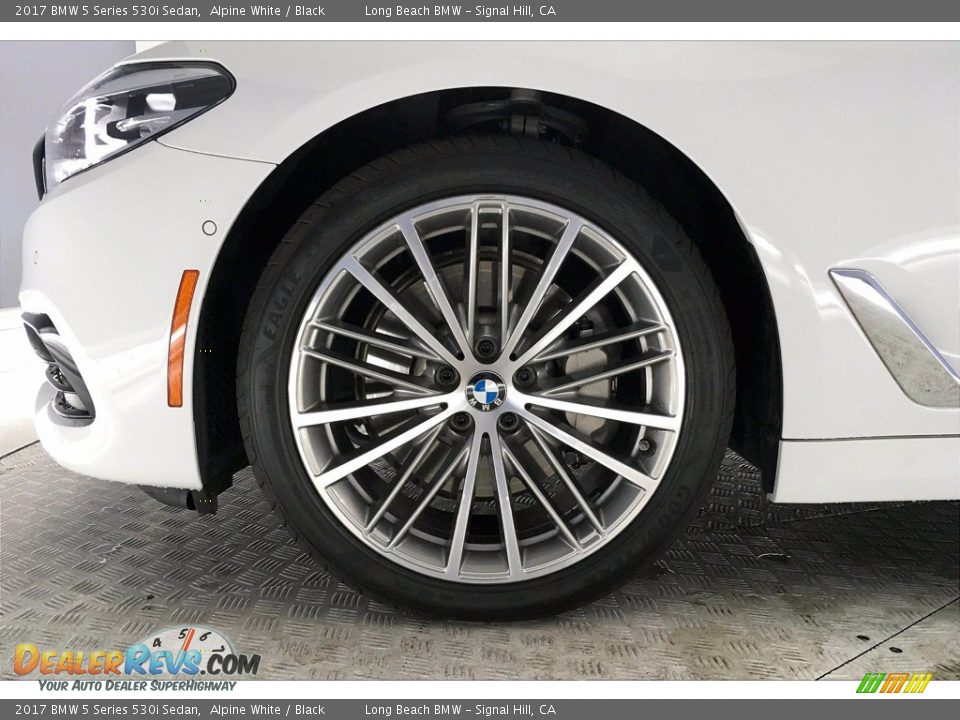 2017 BMW 5 Series 530i Sedan Alpine White / Black Photo #8