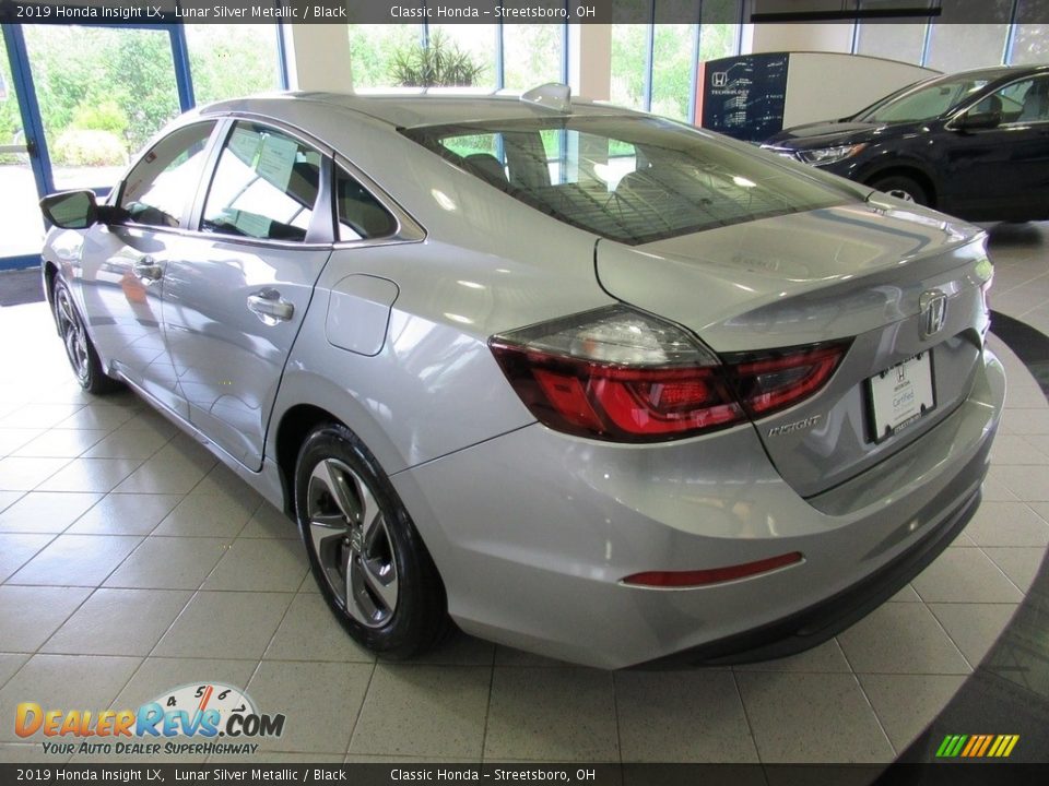 2019 Honda Insight LX Lunar Silver Metallic / Black Photo #9