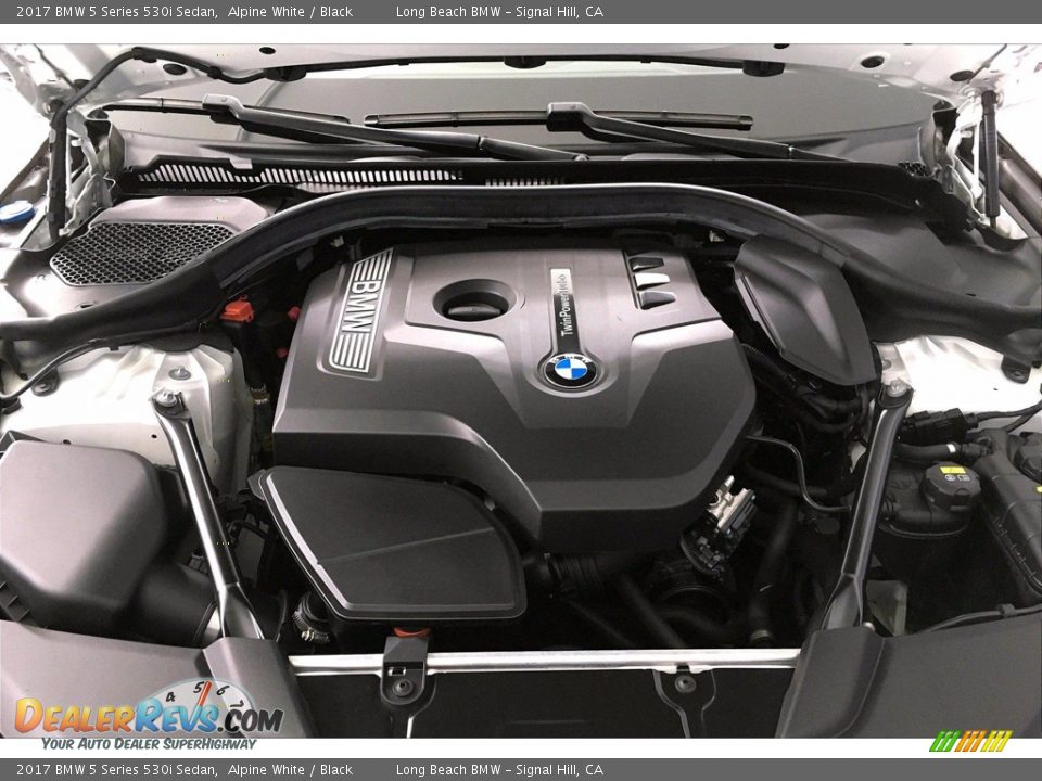 2017 BMW 5 Series 530i Sedan Alpine White / Black Photo #9