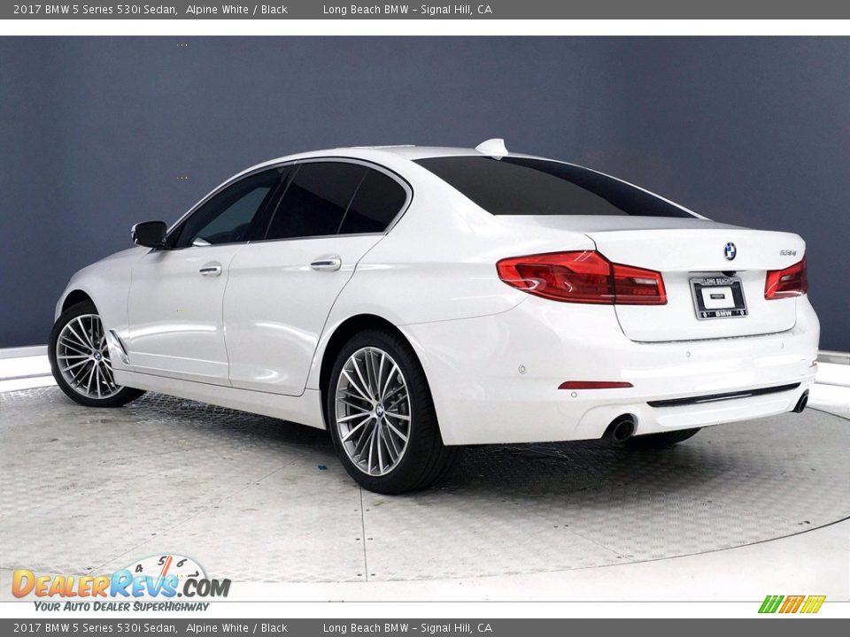 2017 BMW 5 Series 530i Sedan Alpine White / Black Photo #10