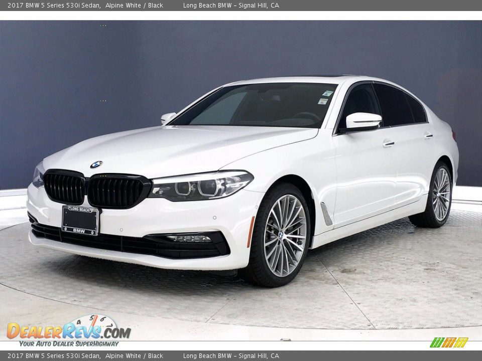 2017 BMW 5 Series 530i Sedan Alpine White / Black Photo #12