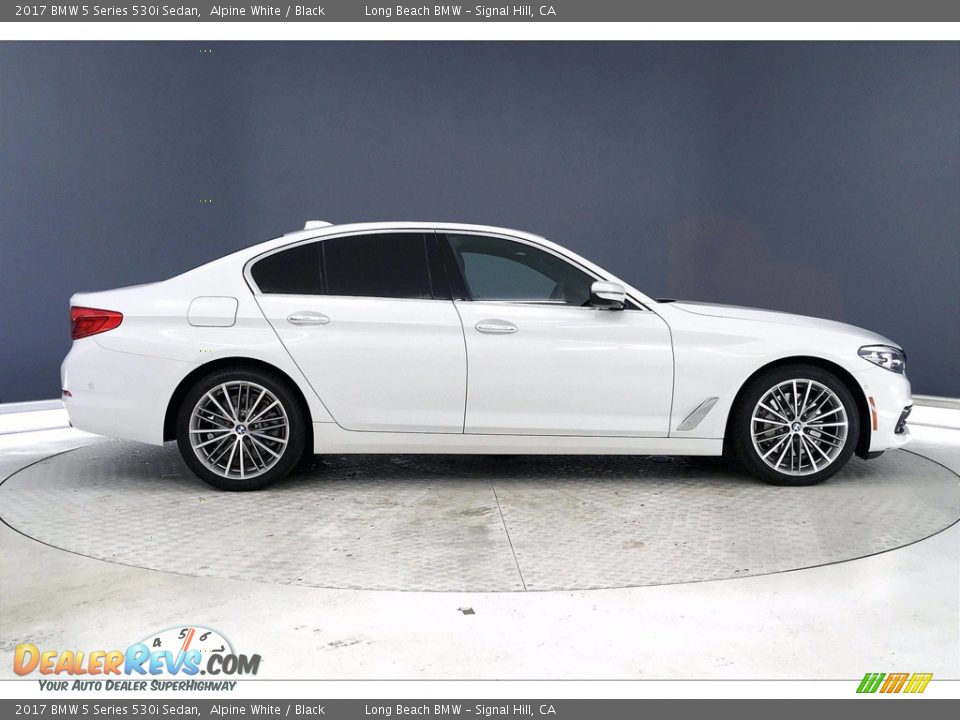 2017 BMW 5 Series 530i Sedan Alpine White / Black Photo #14