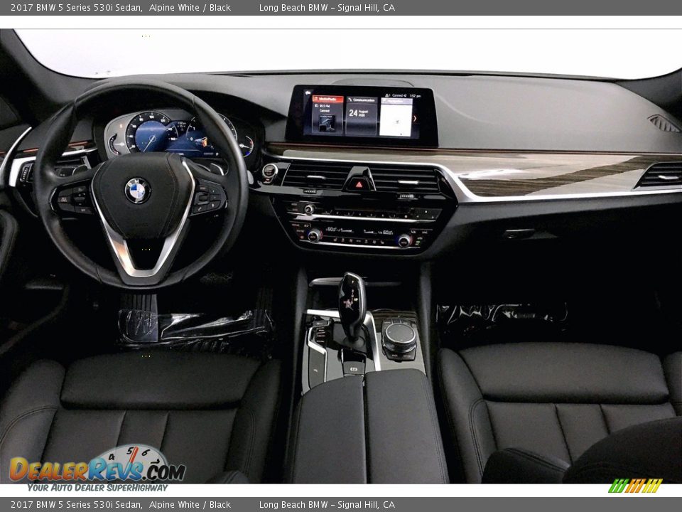 2017 BMW 5 Series 530i Sedan Alpine White / Black Photo #15
