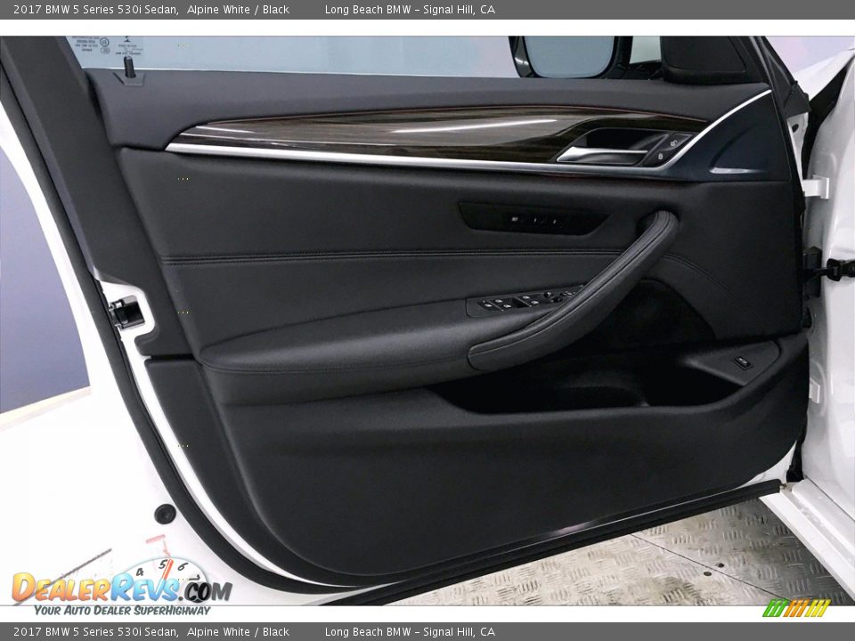 2017 BMW 5 Series 530i Sedan Alpine White / Black Photo #23