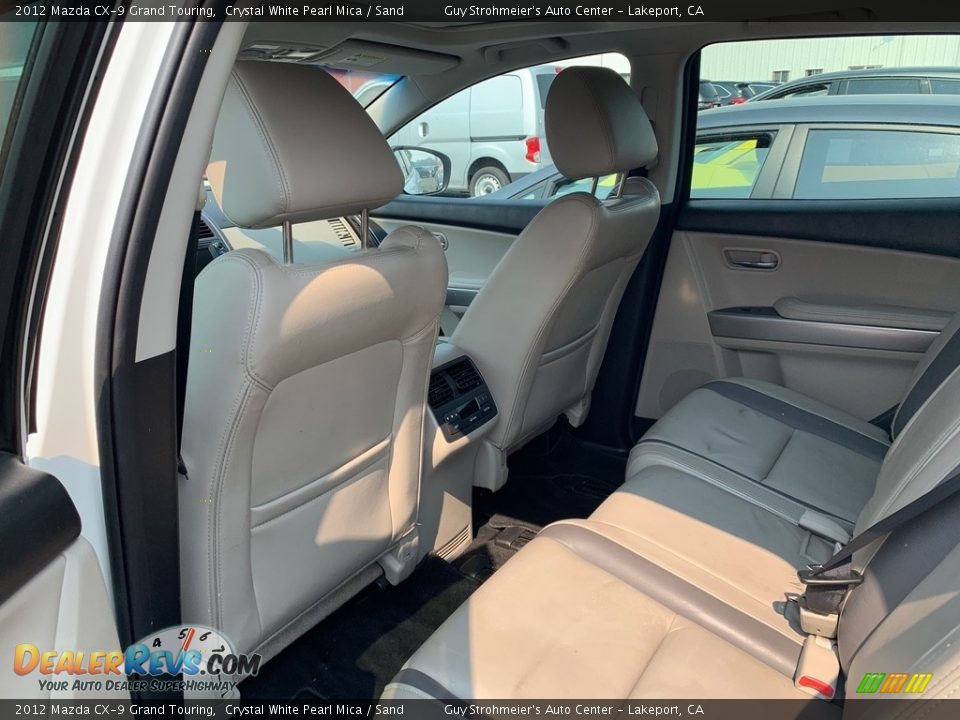 Rear Seat of 2012 Mazda CX-9 Grand Touring Photo #16