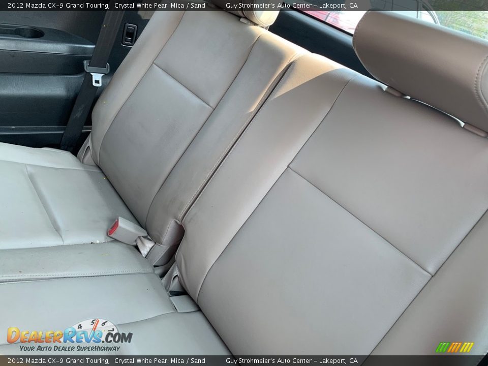 Rear Seat of 2012 Mazda CX-9 Grand Touring Photo #17