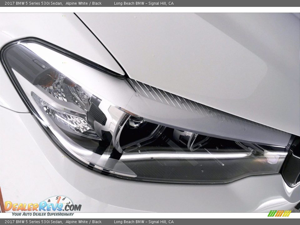 2017 BMW 5 Series 530i Sedan Alpine White / Black Photo #26