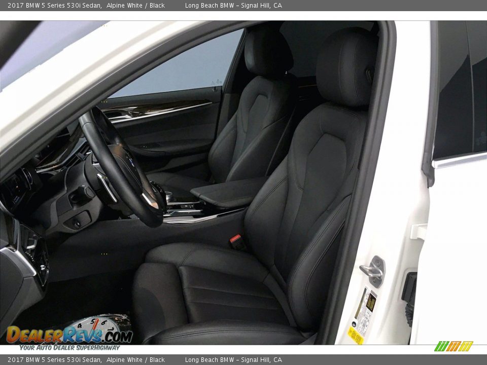 2017 BMW 5 Series 530i Sedan Alpine White / Black Photo #28