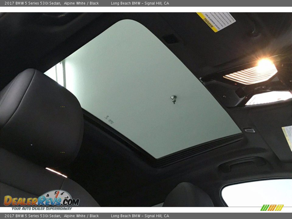 2017 BMW 5 Series 530i Sedan Alpine White / Black Photo #31