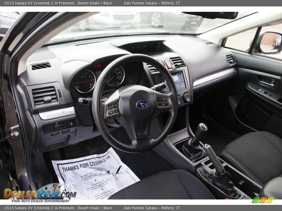 2014 Subaru XV Crosstrek 2.0i Premium Desert Khaki / Black Photo #10