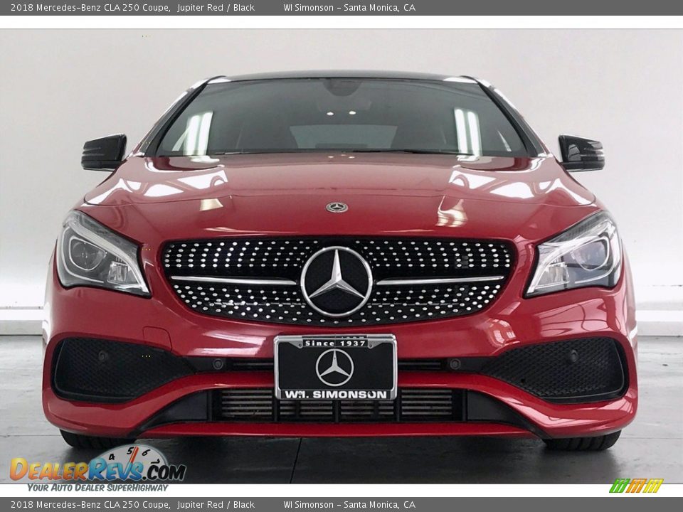2018 Mercedes-Benz CLA 250 Coupe Jupiter Red / Black Photo #2