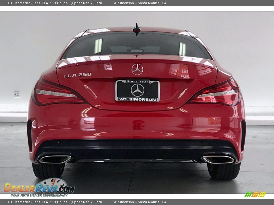 2018 Mercedes-Benz CLA 250 Coupe Jupiter Red / Black Photo #3