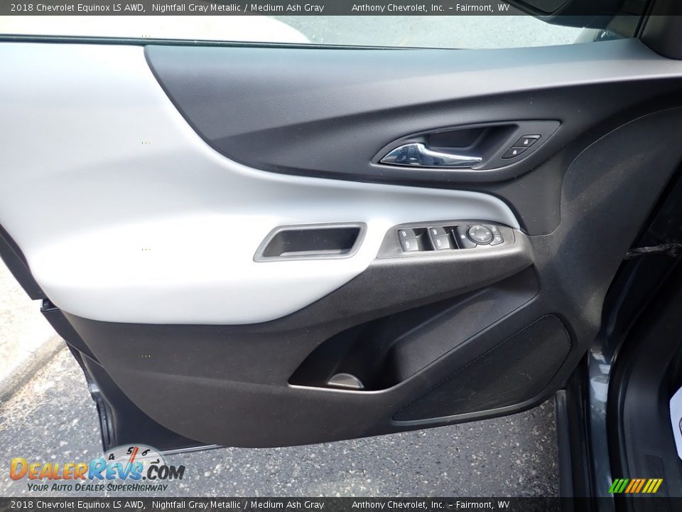 2018 Chevrolet Equinox LS AWD Nightfall Gray Metallic / Medium Ash Gray Photo #13