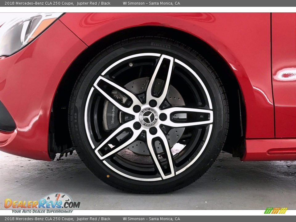 2018 Mercedes-Benz CLA 250 Coupe Jupiter Red / Black Photo #8