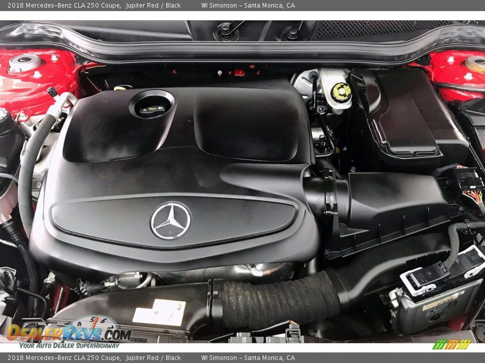 2018 Mercedes-Benz CLA 250 Coupe Jupiter Red / Black Photo #9
