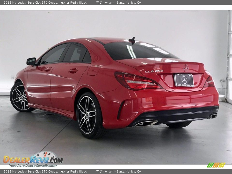 2018 Mercedes-Benz CLA 250 Coupe Jupiter Red / Black Photo #10