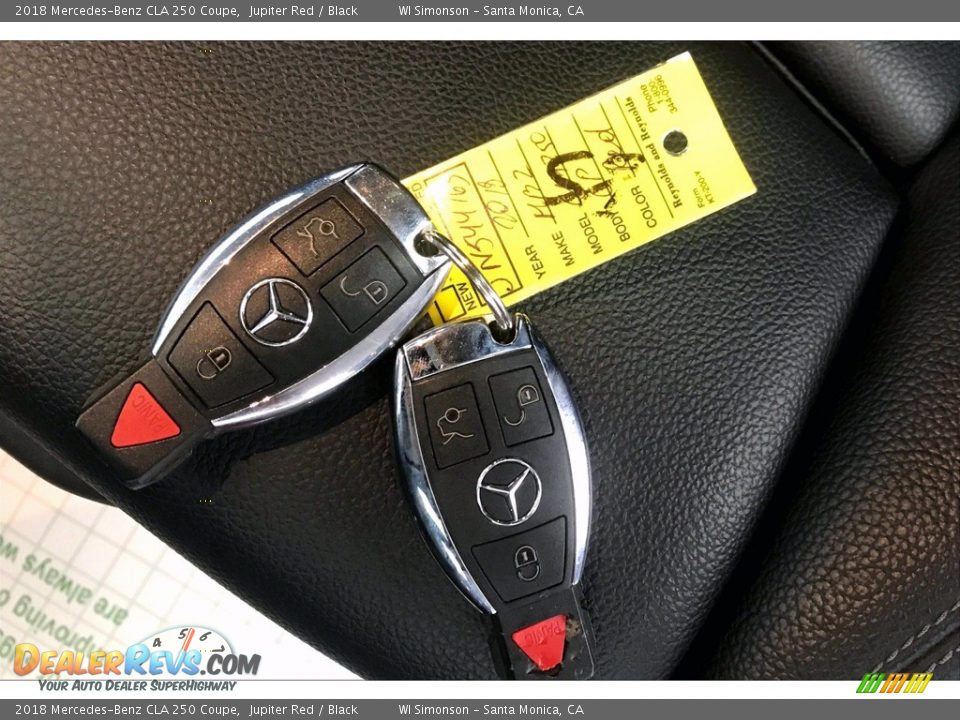 2018 Mercedes-Benz CLA 250 Coupe Jupiter Red / Black Photo #11