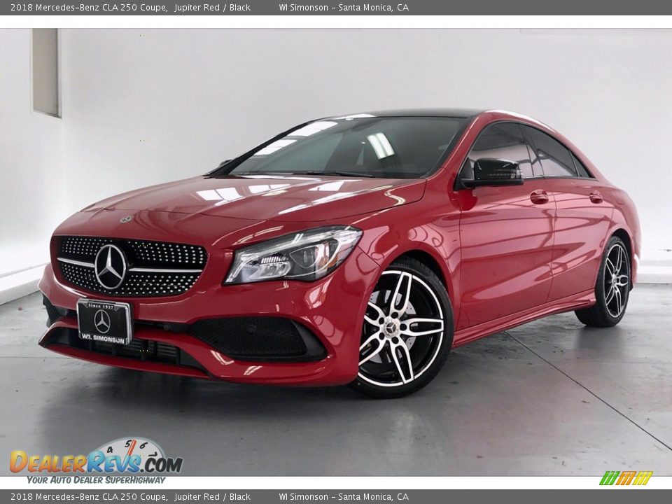 2018 Mercedes-Benz CLA 250 Coupe Jupiter Red / Black Photo #12
