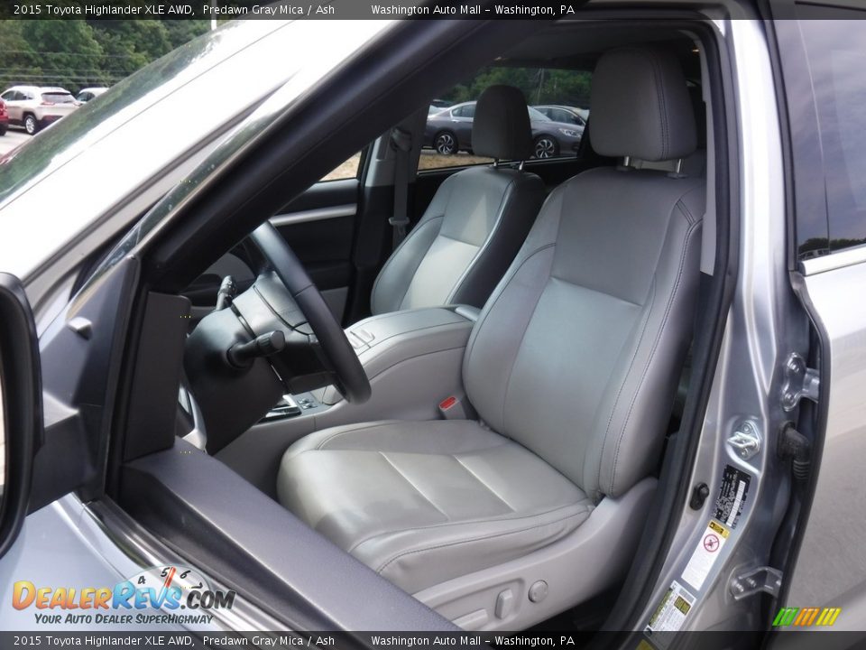 2015 Toyota Highlander XLE AWD Predawn Gray Mica / Ash Photo #19