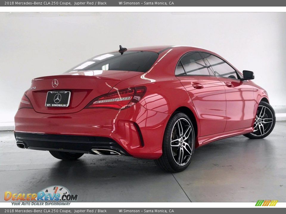 2018 Mercedes-Benz CLA 250 Coupe Jupiter Red / Black Photo #16