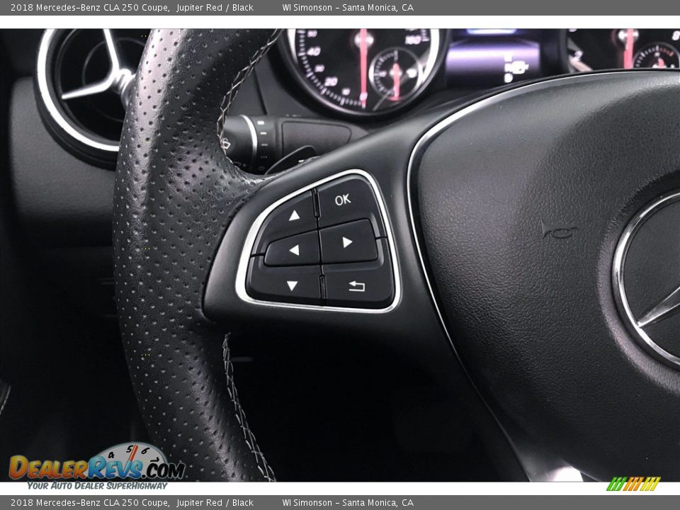 2018 Mercedes-Benz CLA 250 Coupe Jupiter Red / Black Photo #18