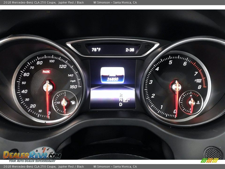 2018 Mercedes-Benz CLA 250 Coupe Jupiter Red / Black Photo #20