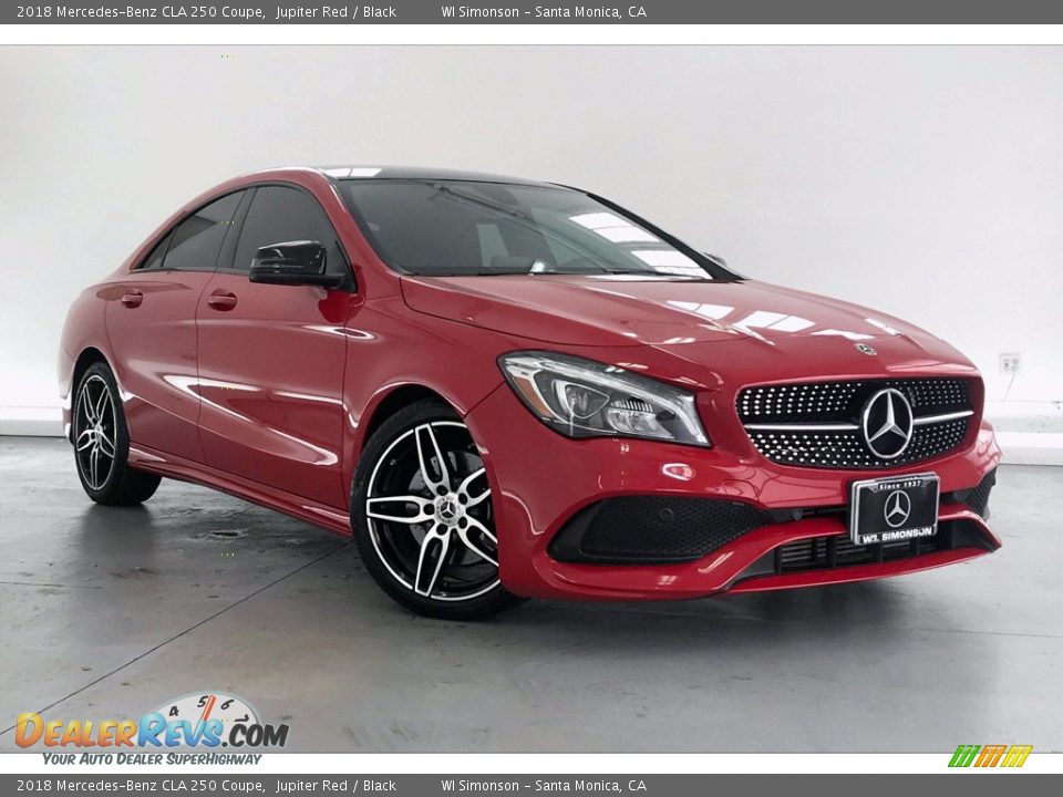 2018 Mercedes-Benz CLA 250 Coupe Jupiter Red / Black Photo #34