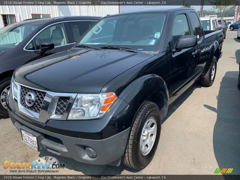 2018 Nissan Frontier S King Cab Magnetic Black / Graphite Photo #2