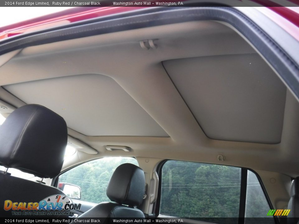 2014 Ford Edge Limited Ruby Red / Charcoal Black Photo #3
