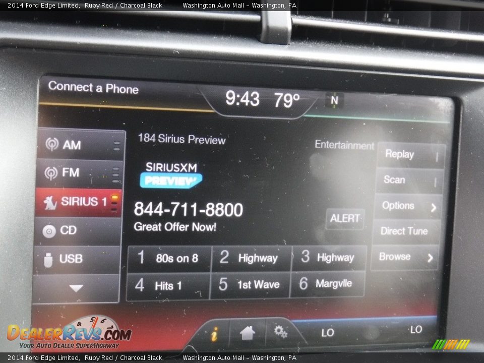 2014 Ford Edge Limited Ruby Red / Charcoal Black Photo #4