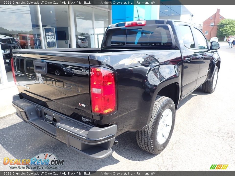 2021 Chevrolet Colorado LT Crew Cab 4x4 Black / Jet Black Photo #4