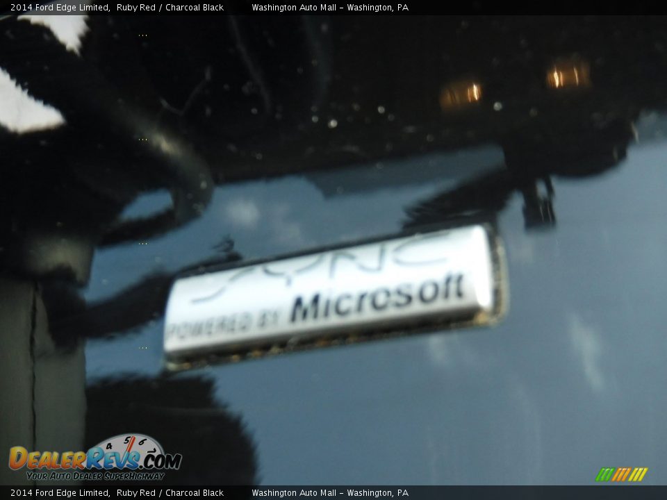 2014 Ford Edge Limited Ruby Red / Charcoal Black Photo #7