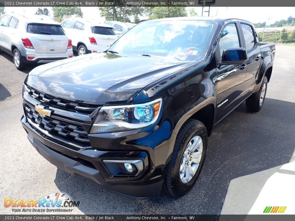 2021 Chevrolet Colorado LT Crew Cab 4x4 Black / Jet Black Photo #7