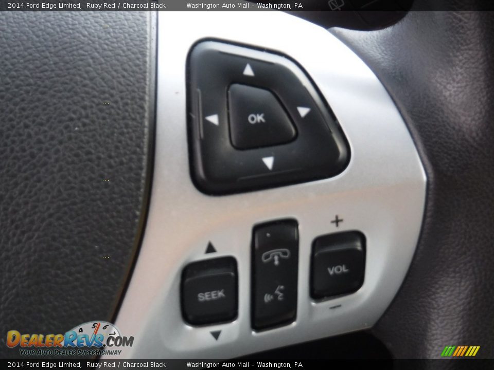 2014 Ford Edge Limited Ruby Red / Charcoal Black Photo #9