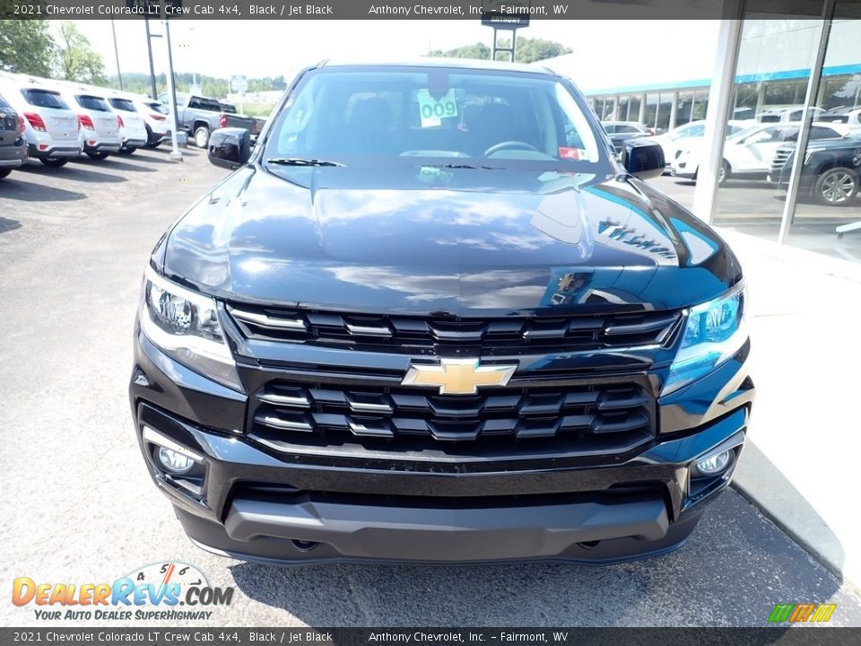 2021 Chevrolet Colorado LT Crew Cab 4x4 Black / Jet Black Photo #8