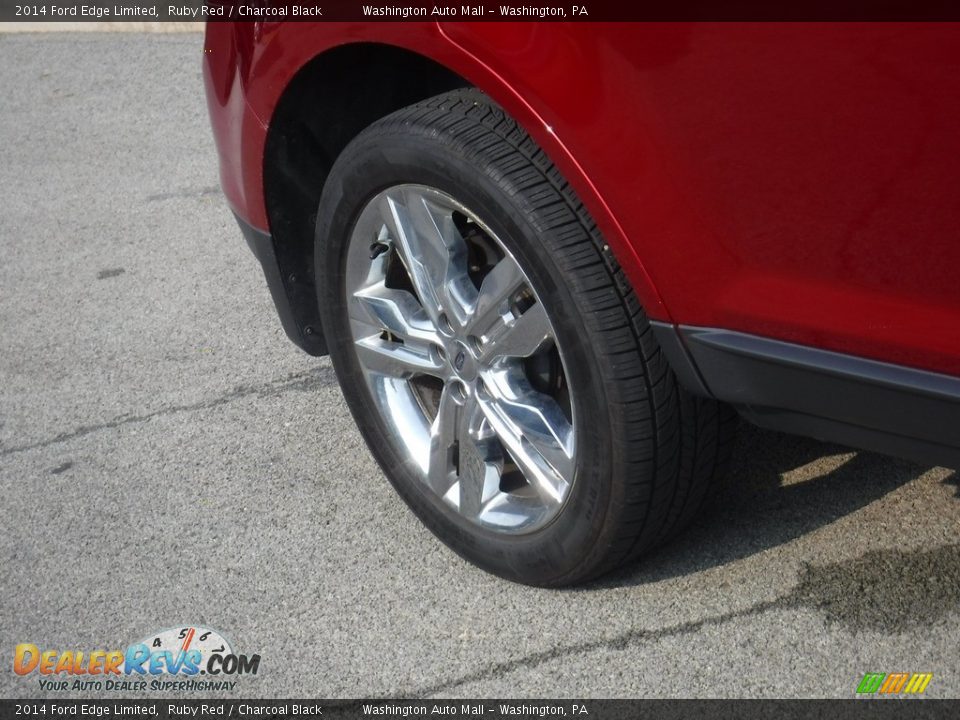 2014 Ford Edge Limited Ruby Red / Charcoal Black Photo #10