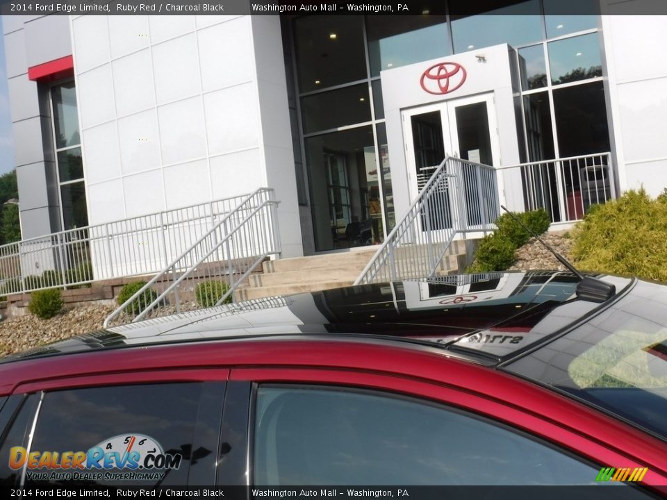 2014 Ford Edge Limited Ruby Red / Charcoal Black Photo #11