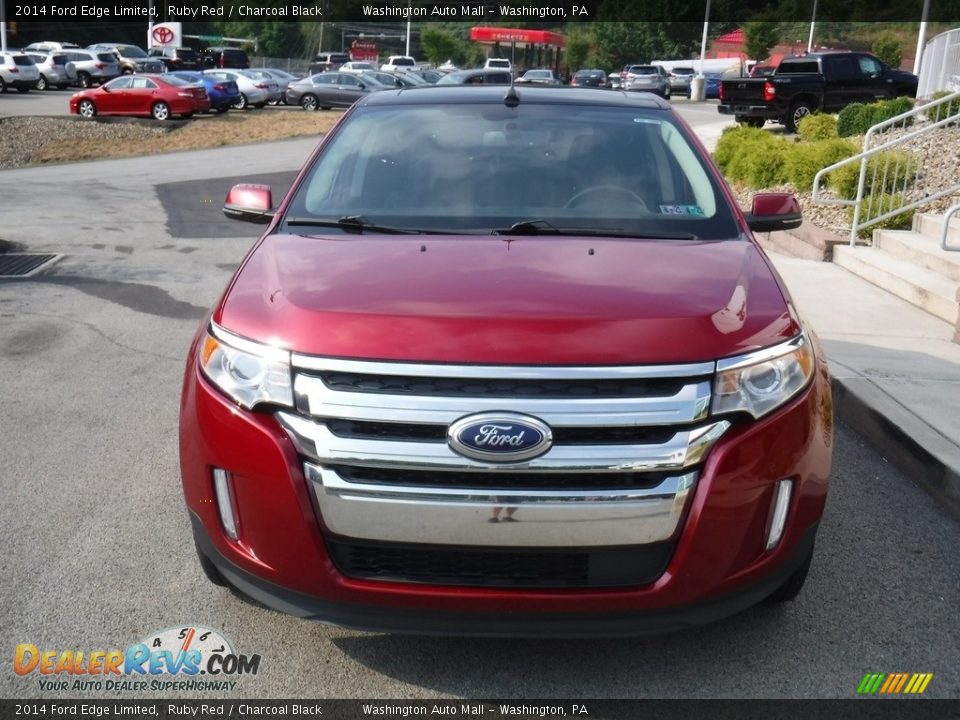 2014 Ford Edge Limited Ruby Red / Charcoal Black Photo #12
