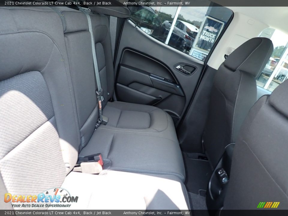 2021 Chevrolet Colorado LT Crew Cab 4x4 Black / Jet Black Photo #11