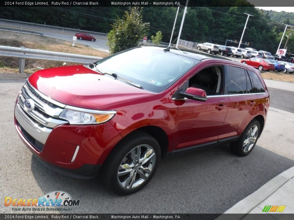 2014 Ford Edge Limited Ruby Red / Charcoal Black Photo #13